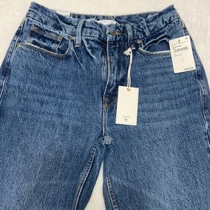 NWT Good American size 4 Good Icon straight leg Jeans
